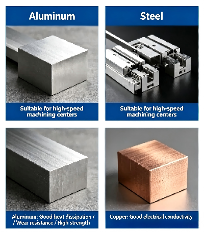 Welche Materialien kann jeder CNC-Maschinentyp am besten verarbeiten?