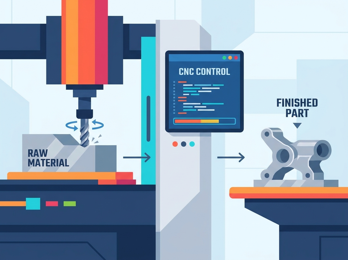 CNC Milling Machine in operation