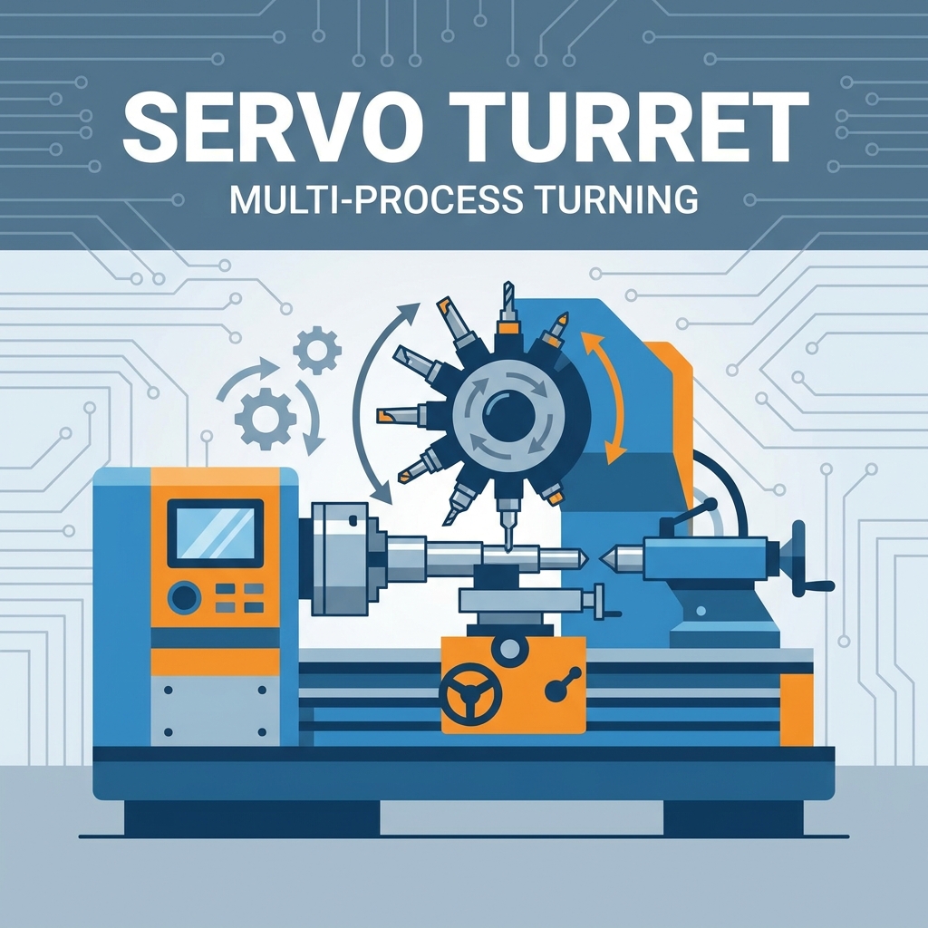 How Does a Servo Turret Improve Multi-Process Turning?