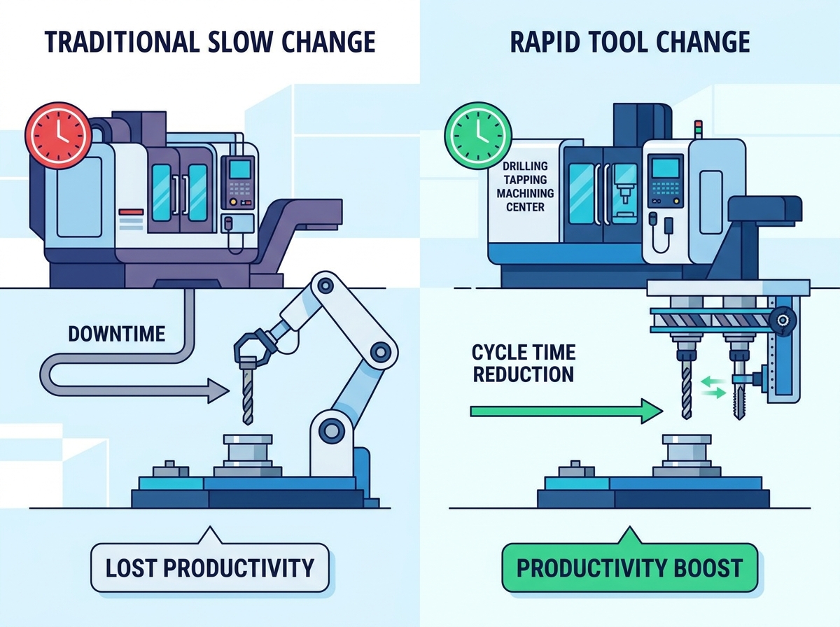 drilling tapping machining center operation